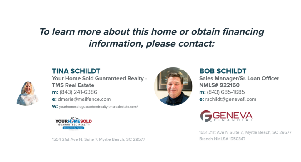 Your Home Sold Guaranteed Realty - TMS Real Estate Team selling homes in Mullins South Carolina